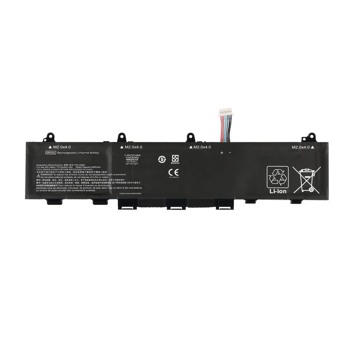 KingSener KingSener GR03XL laptop battery 42WH 11.55V for HP ProBook 635 AERO G7 — product photo
