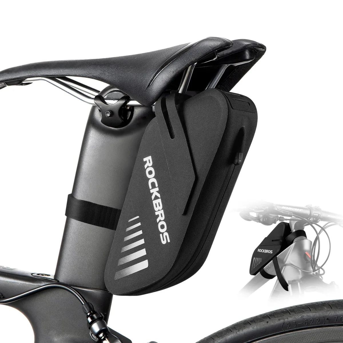  Hollywood Racks 30130078002/Us 0.6L Saddle Frame Bag cycling accessory — product photo