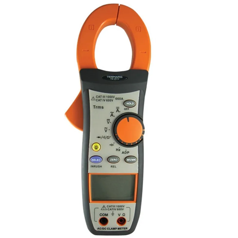 TENMARS ELECTRONICS TENMARS ELECTRONICS TM-2013 AC/DC Clamp Meter 660A 6600 counts — product photo