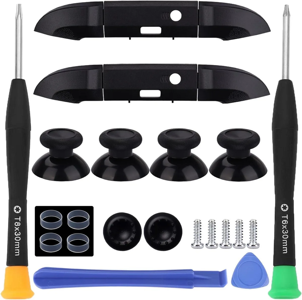 BONAEVER BONAEVER Bumper Button Replacement Kit for Xbox Series X S Controller Black — product photo
