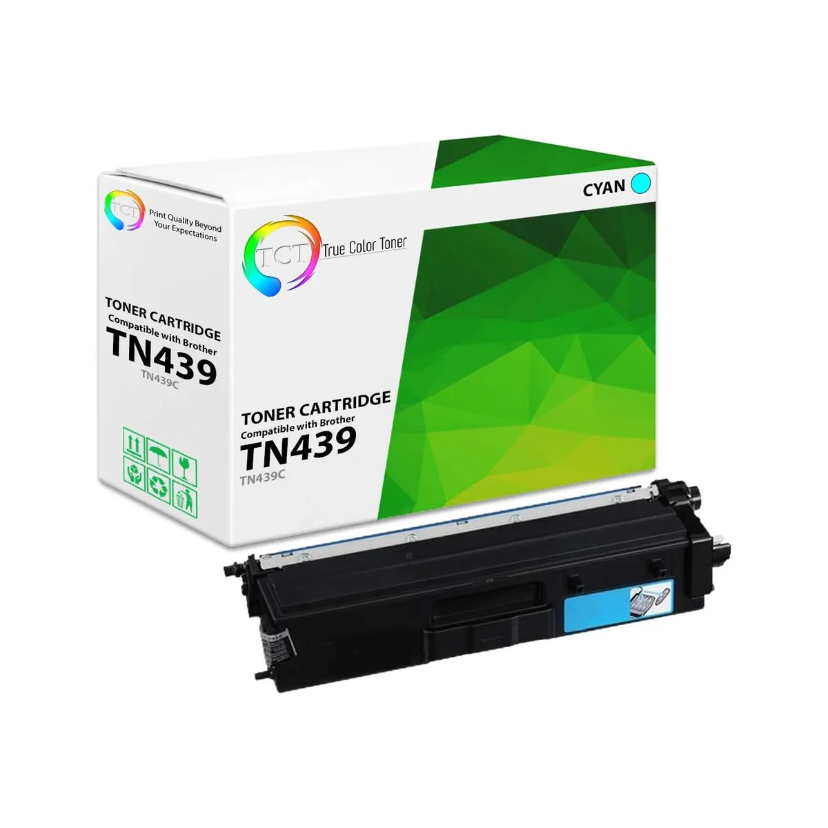 True Color Toner True Color Toner TCT-TN439C Cyan High Yield Toner Cartridge 9000 Pages — product photo