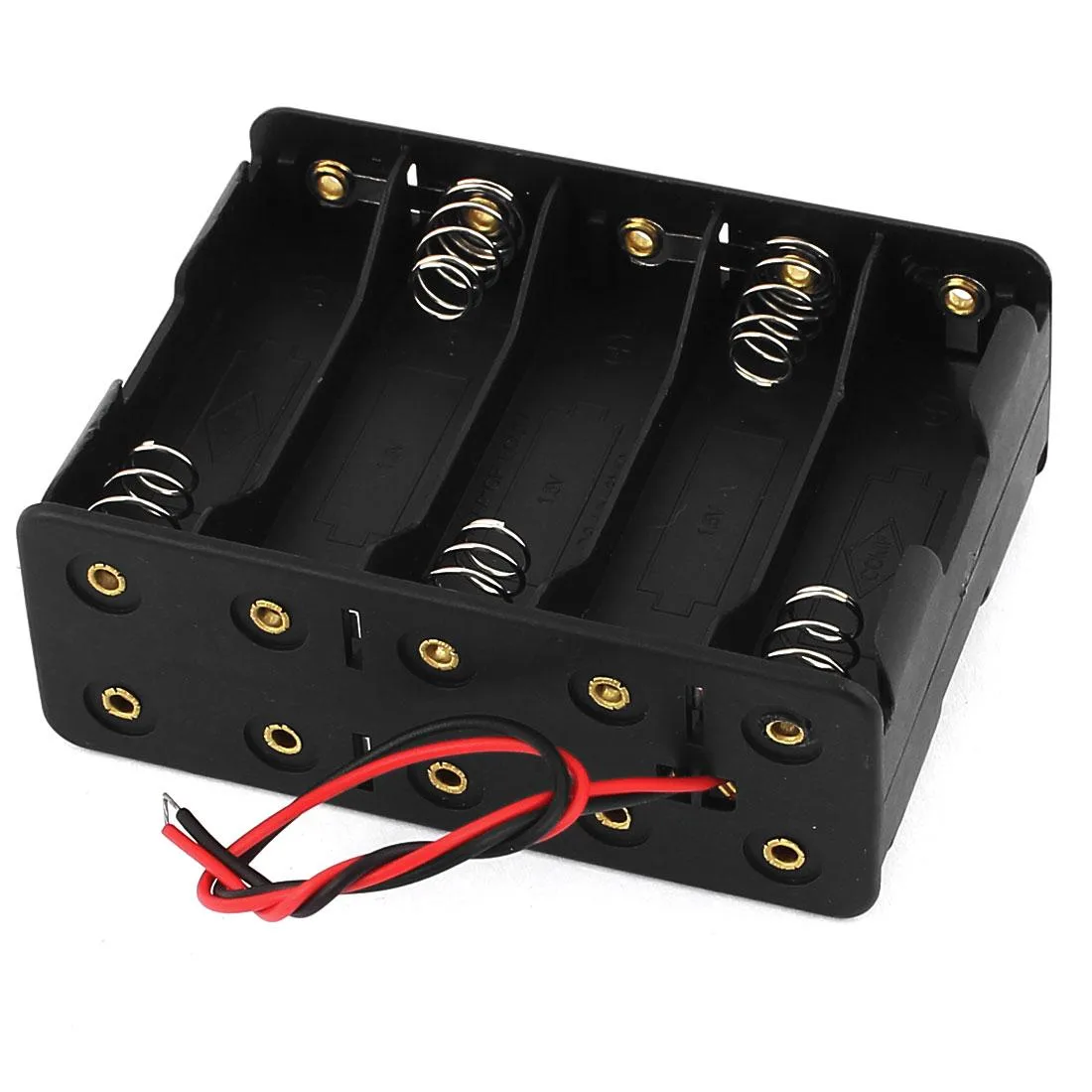 Unique-Bargains Unique-Bargains 10 x 1.5V AA Battery Holder Case 15cm Wires — product photo