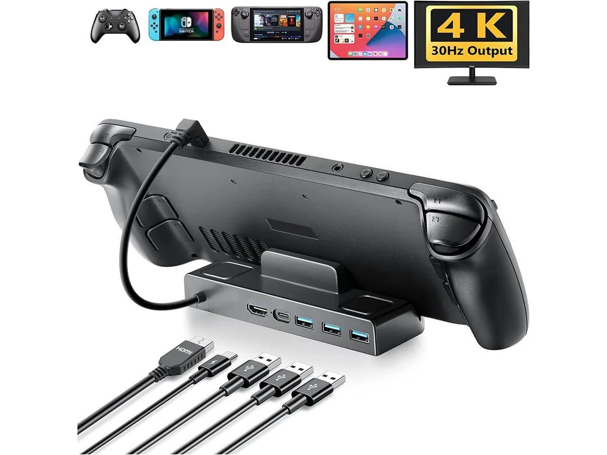 BONAEVER BONAEVER Steam Deck Dock 5-in-1 HDMI 4K 65W Charging — product photo