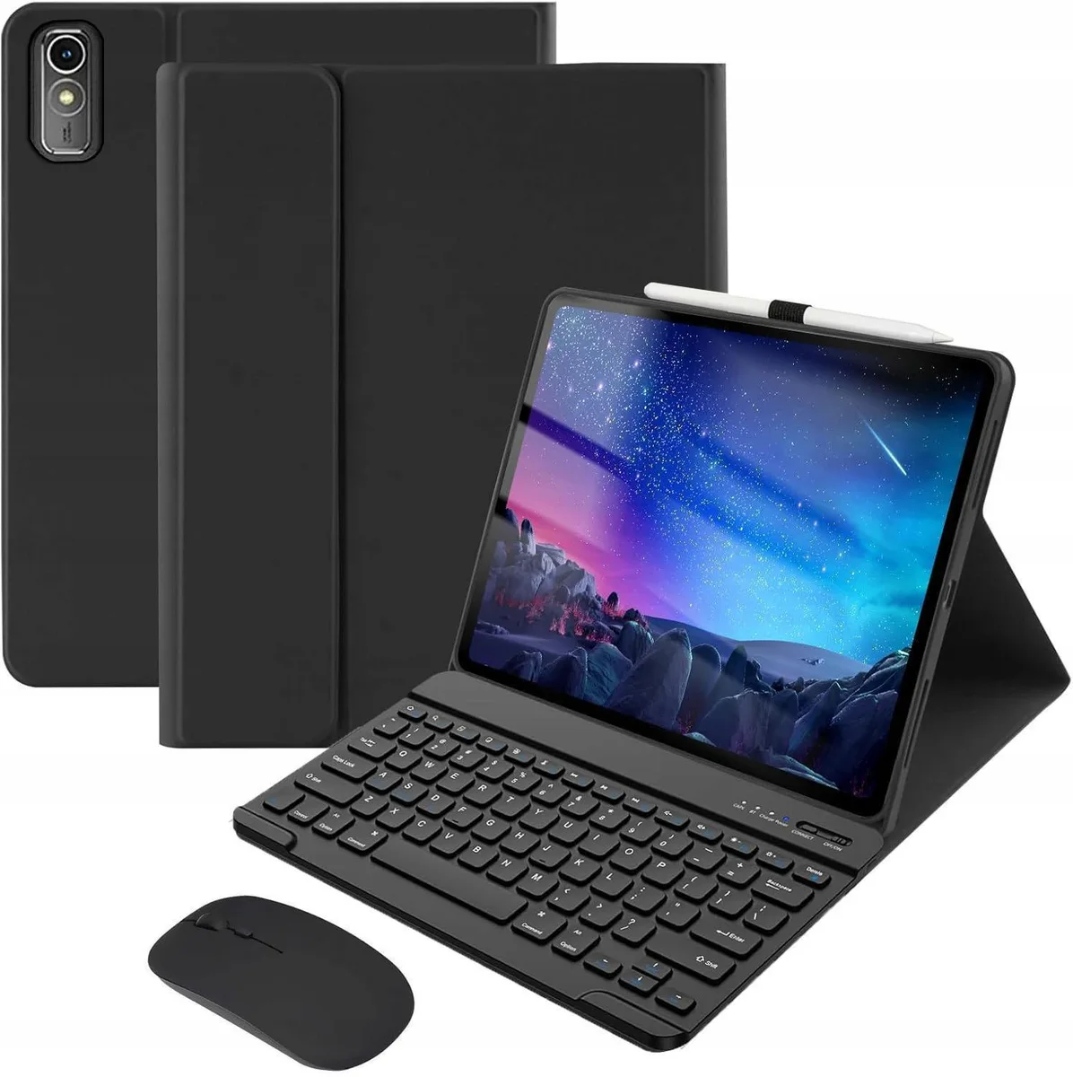 Werleo Werleo Keyboard Case with Mouse for Lenovo Tab P11 2 Gen 11.5" 2023 TB-350FU TB-350XU Black — product photo