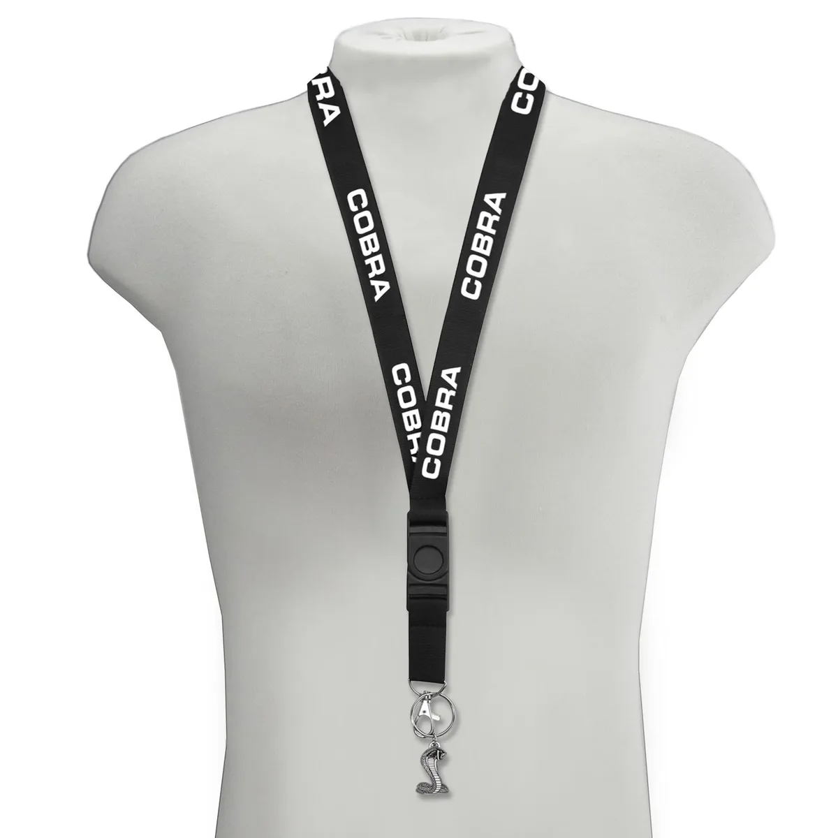 iPick Image, LLC iPick Image, LLC Ford Mustang Cobra Black Lanyard ID Holder 22 — product photo