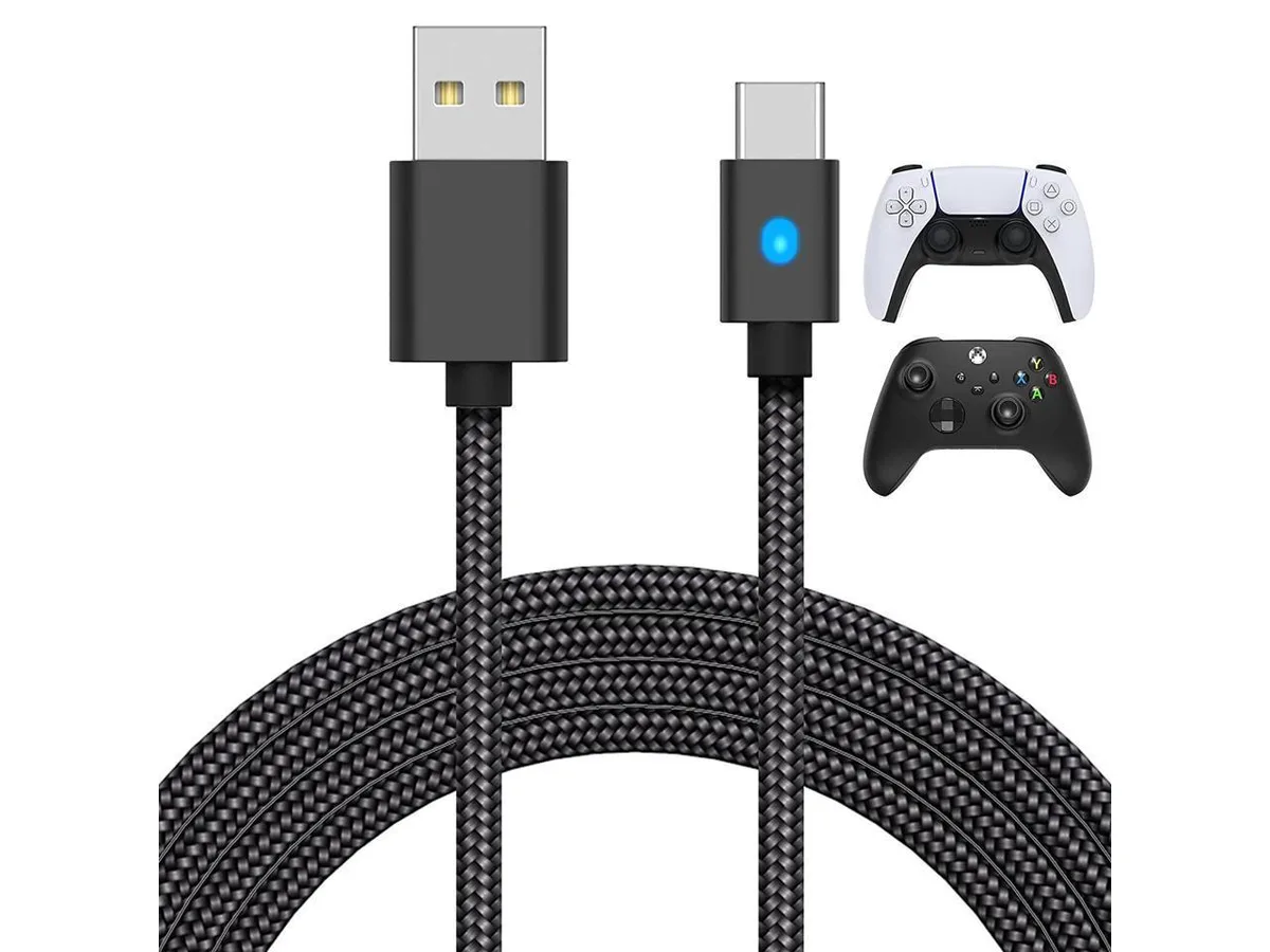 BONAEVER BONAEVER 10FT Charging Cable with LED Indicator — product photo