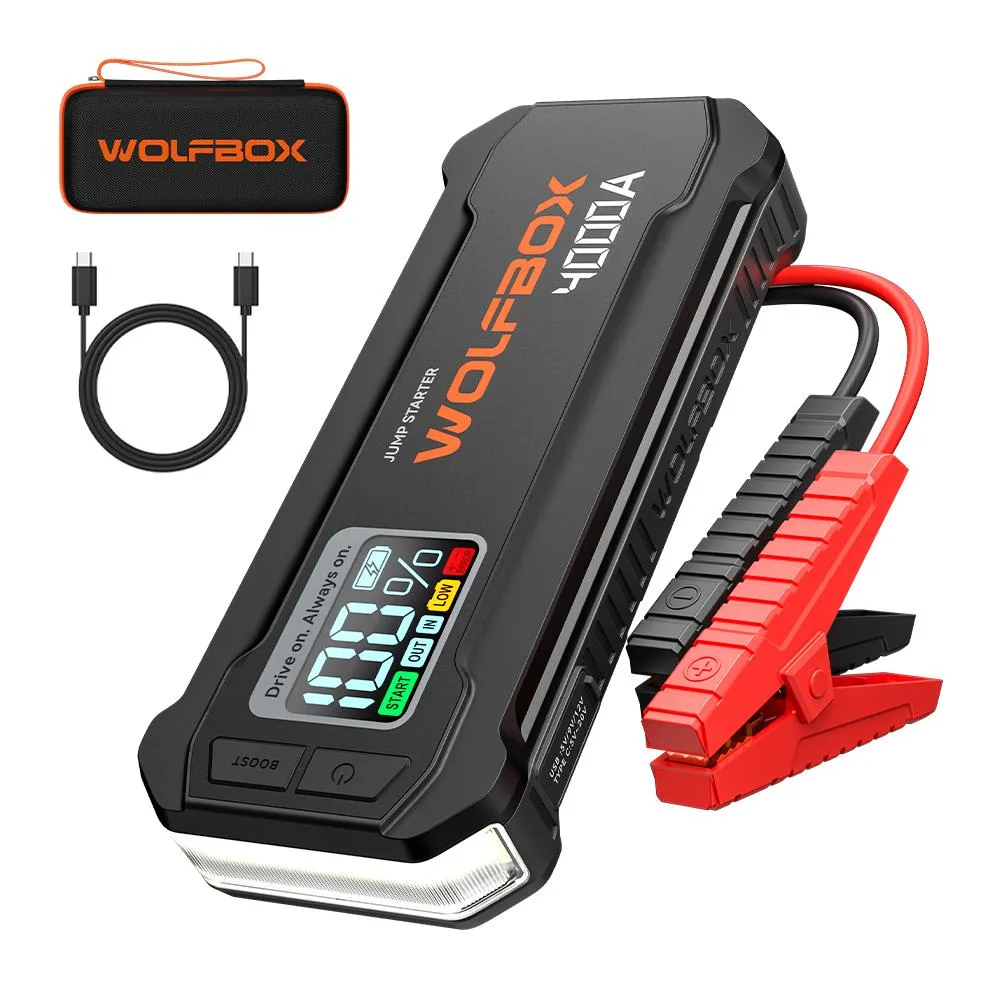 WOLFBOX WOLFBOX JS24 4000A Jump Starter 24000mAh Black — product photo