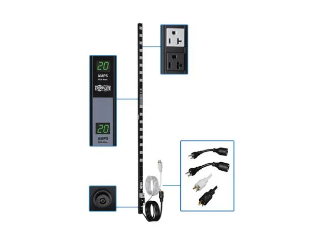 Tripp Lite Tripp Lite PDUMV40 PDU 20A Dual Circuit 32 Outlets 120V 0U Vertical — product photo