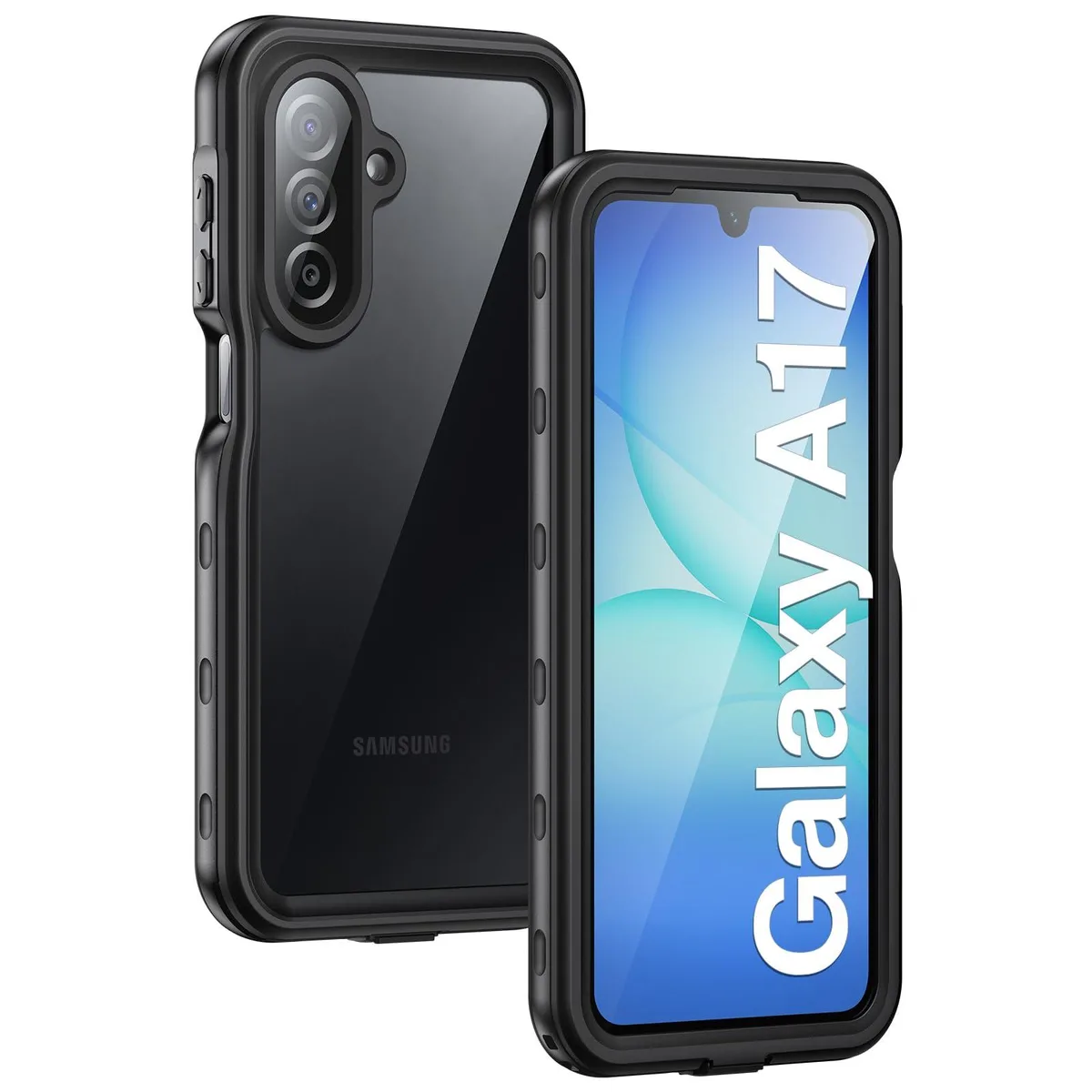  Lanhiem for Galaxy A-A17 IP68 Waterproof Case Black 6.7 — product photo