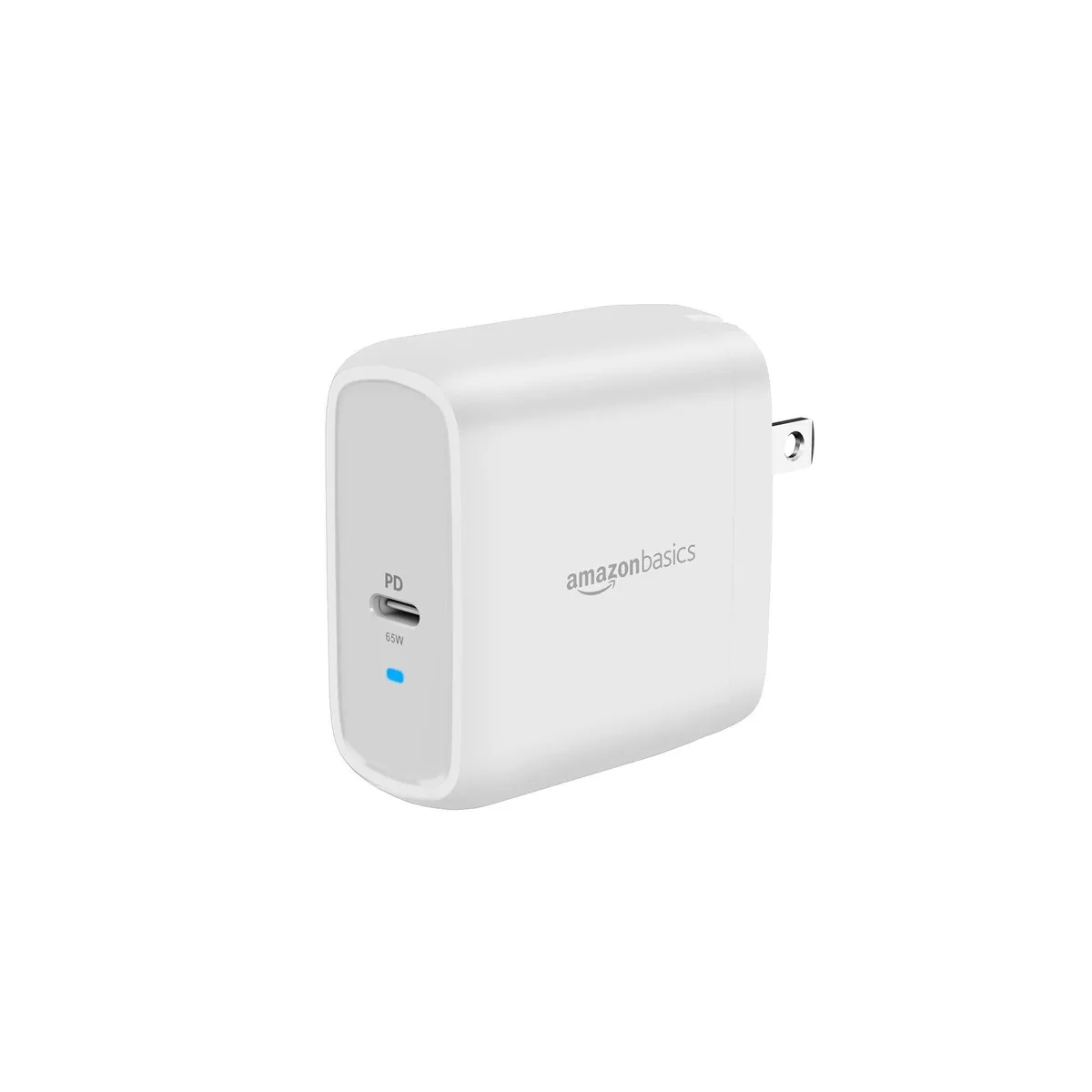  Amazon Basics 65W USB-C GaN Charger PD 3.0 White — product photo
