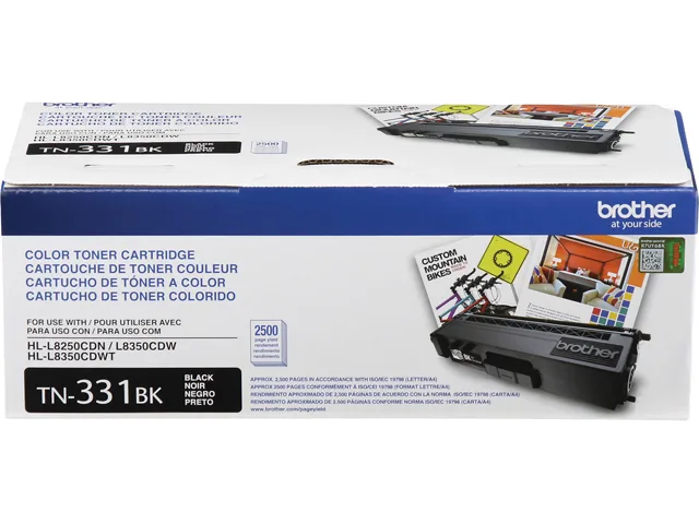 Brother Brother TN331BK Black Toner Cartridge 2500 Pages — product photo