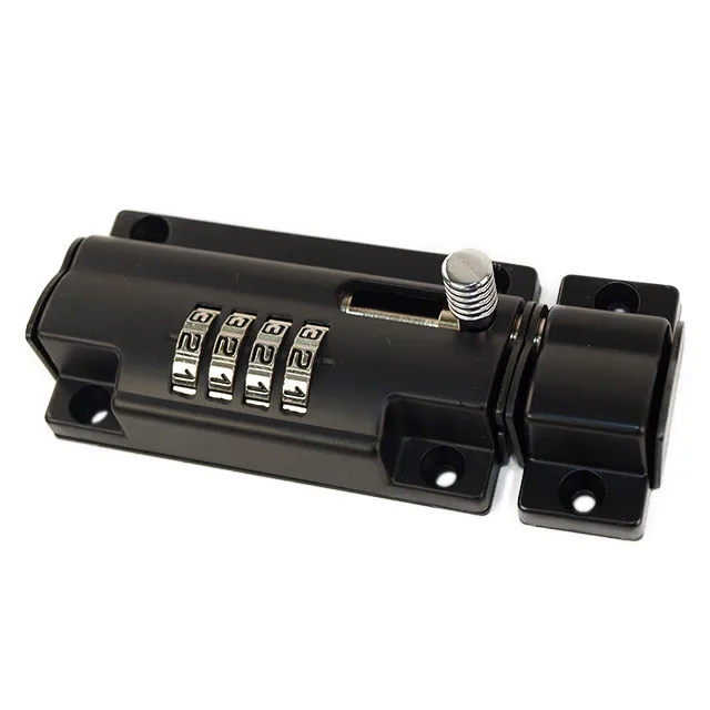 MAXTECH MAXTECH CK-1118 Black 4-Dial Combination Sliding Bolt Lock — product photo