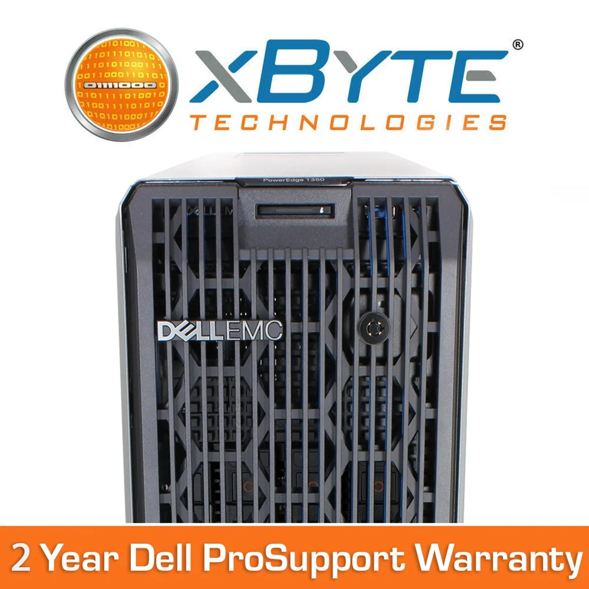 DELL DELL PowerEdge T350 Rack Server 5U E-2374G 4C 128GB 4x 16TB 7.2K SAS H755 — product photo