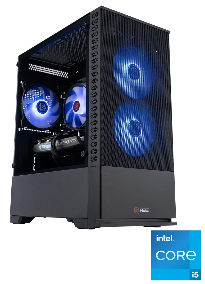 ABS ABS CA12400F4060 gaming PC i5-12400F RTX 4060 32GB 1TB refurbished — product photo
