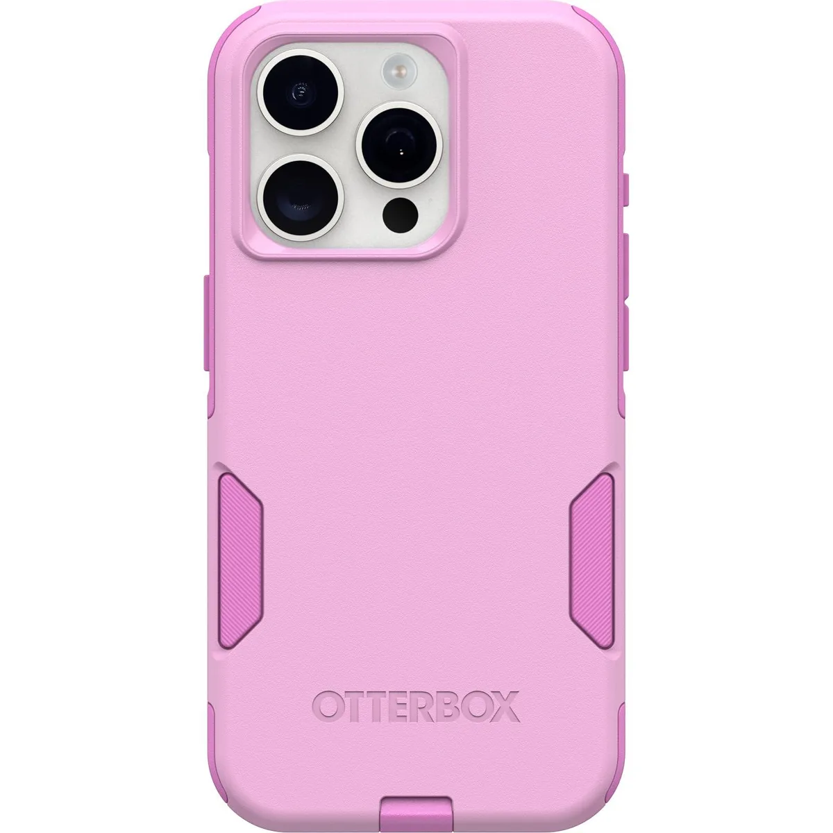 OtterBox Commuter Series Case for iPhone 15 Pro Run Wildflower Pink — product photo