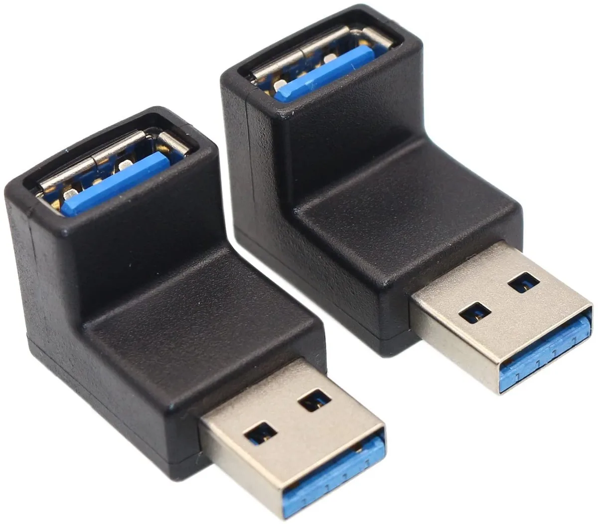 DIVI DIVI USB 3.0 A Male to A Female 90° Adapter Pack of 2 — product photo