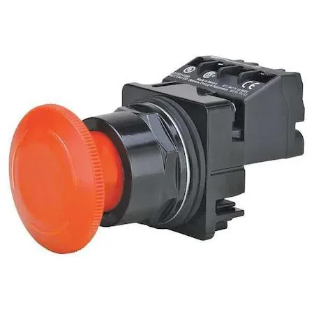 SIEMENS SIEMENS 52BR8W2A 30 mm Non-Illuminated Push Button 1NO/1NC Red — product photo