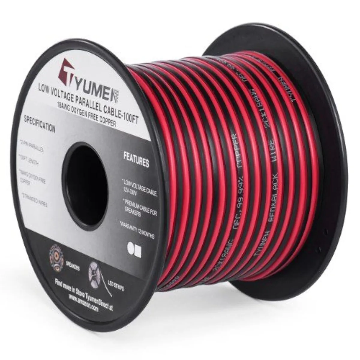  RCA TY-1-109 18 AWG 100 ft 2-Conductor Speaker Wire — product photo