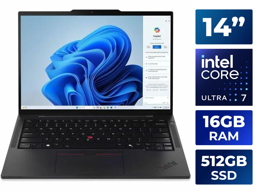 Lenovo Lenovo ThinkPad T14s Gen 5 21LS0058US laptop Intel Core Ultra 7 155U 16GB 512GB — product photo