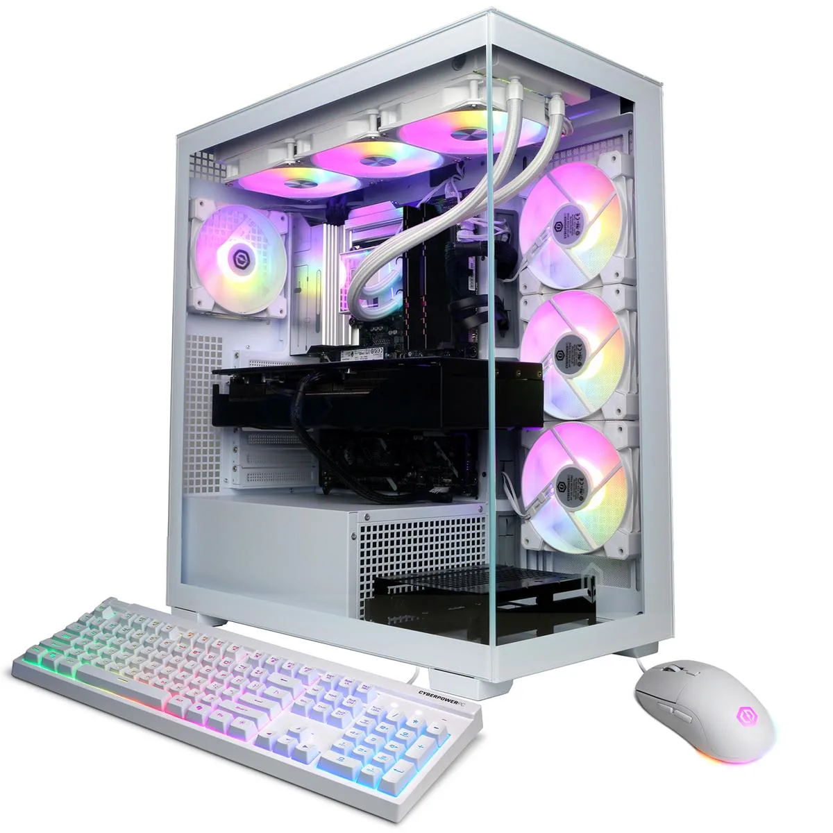 CyberpowerPC CyberpowerPC Gamer Supreme Intel Core Ultra 9 285K 32GB 2TB RTX 5080 16GB White — product photo