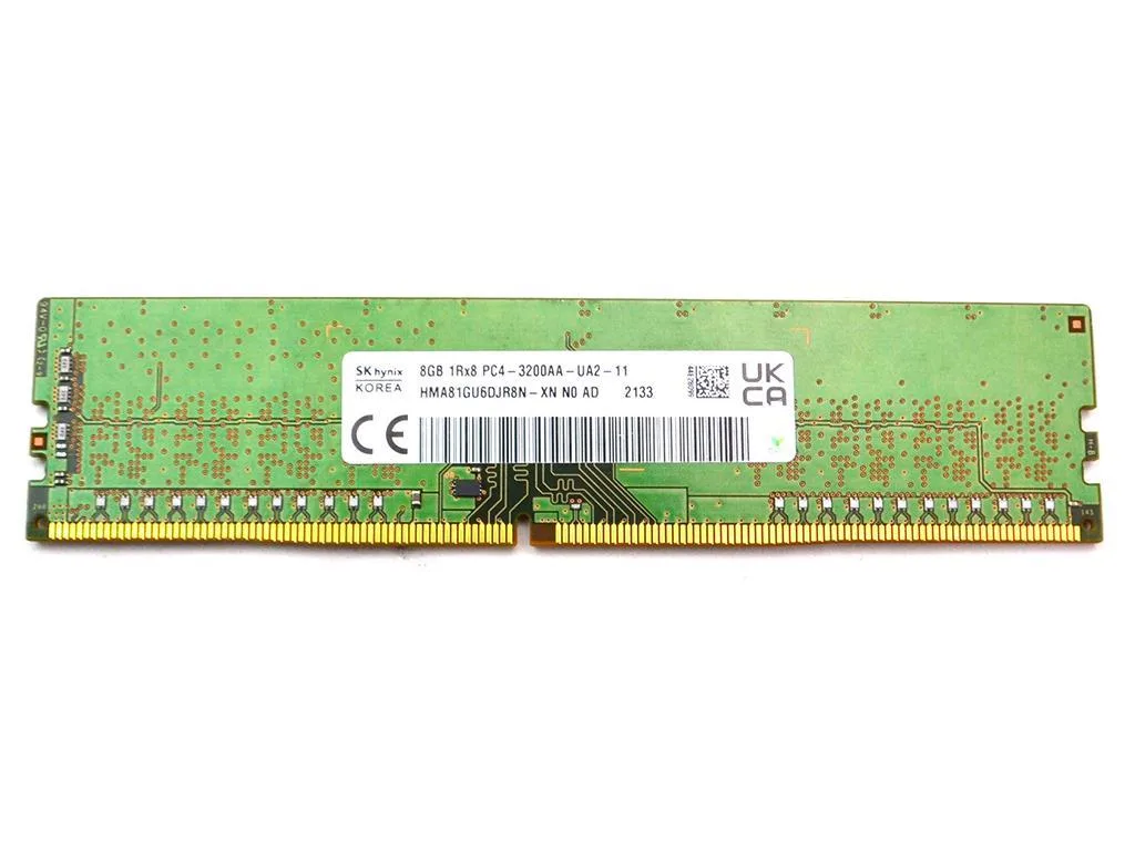 SK hynix SK hynix HMA81GU6DJR8N-XN_UB 8GB DDR4 3200MHz CL22 1.2V 288-Pin DIMM accessory — product photo