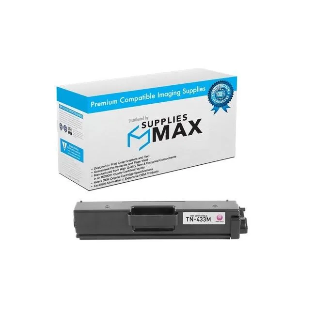 SuppliesMax SuppliesMax TN-433M Magenta High Yield Toner Cartridge 4000 Pages — product photo