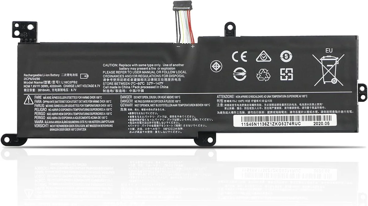 NShi NShi LK03XL/HSTNN-LB7U laptop battery 11.55V 55.8Wh 4835mAh — product photo