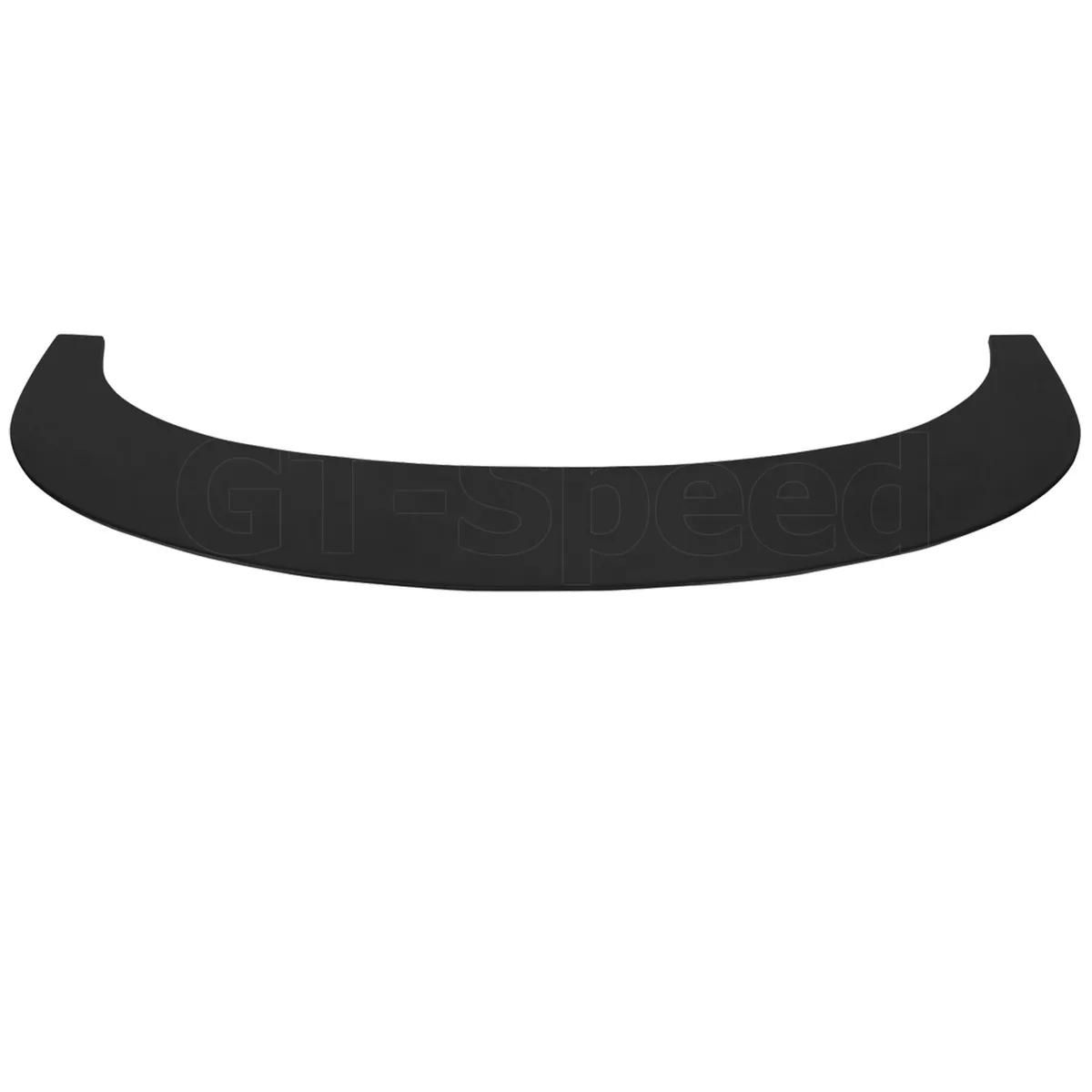 GT-Speed GT-Speed V2 Round PU Front Bumper Lip 67" x 23.5" Unpainted Black — product photo