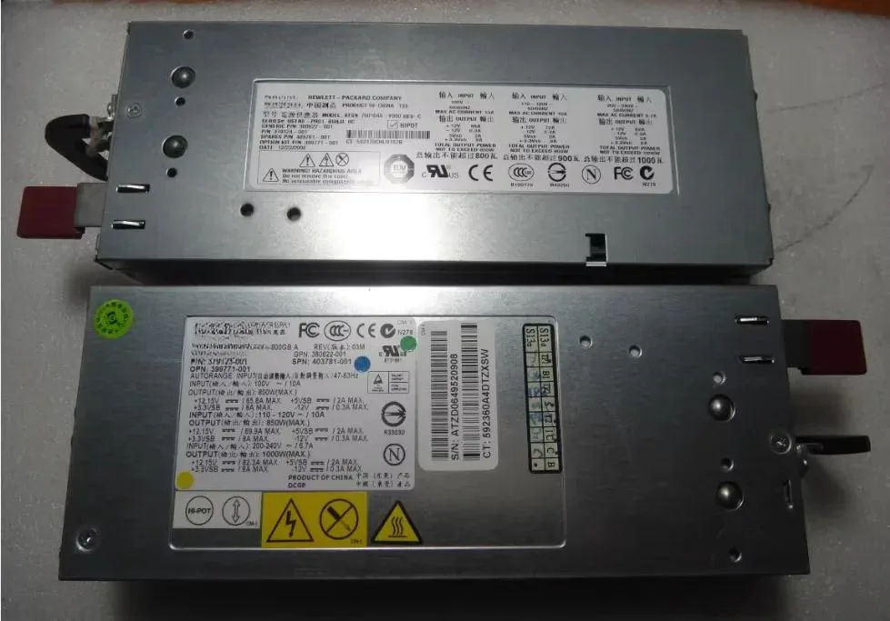KHACHIMO KHACHIMO DL380 370 350G5 power supply 1000W 403781-001 — product photo