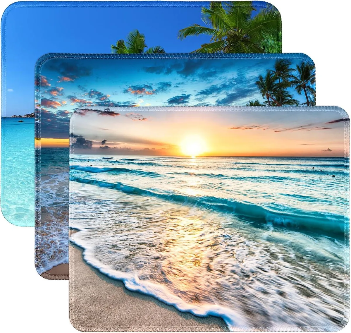 BAOFENG BAOFENG 3 Pack Small Mouse Pad 10.2 x 8.2 in Sea — product photo