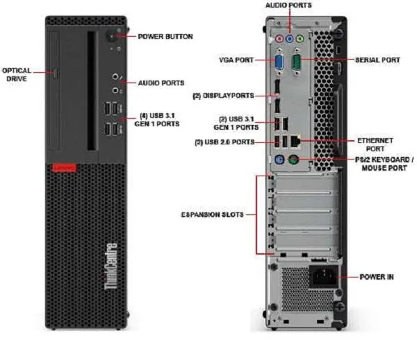 Lenovo Lenovo ThinkCentre M710s SFF desktop PC Core i7-6500 3.4GHz 16GB 256GB SSD — product photo
