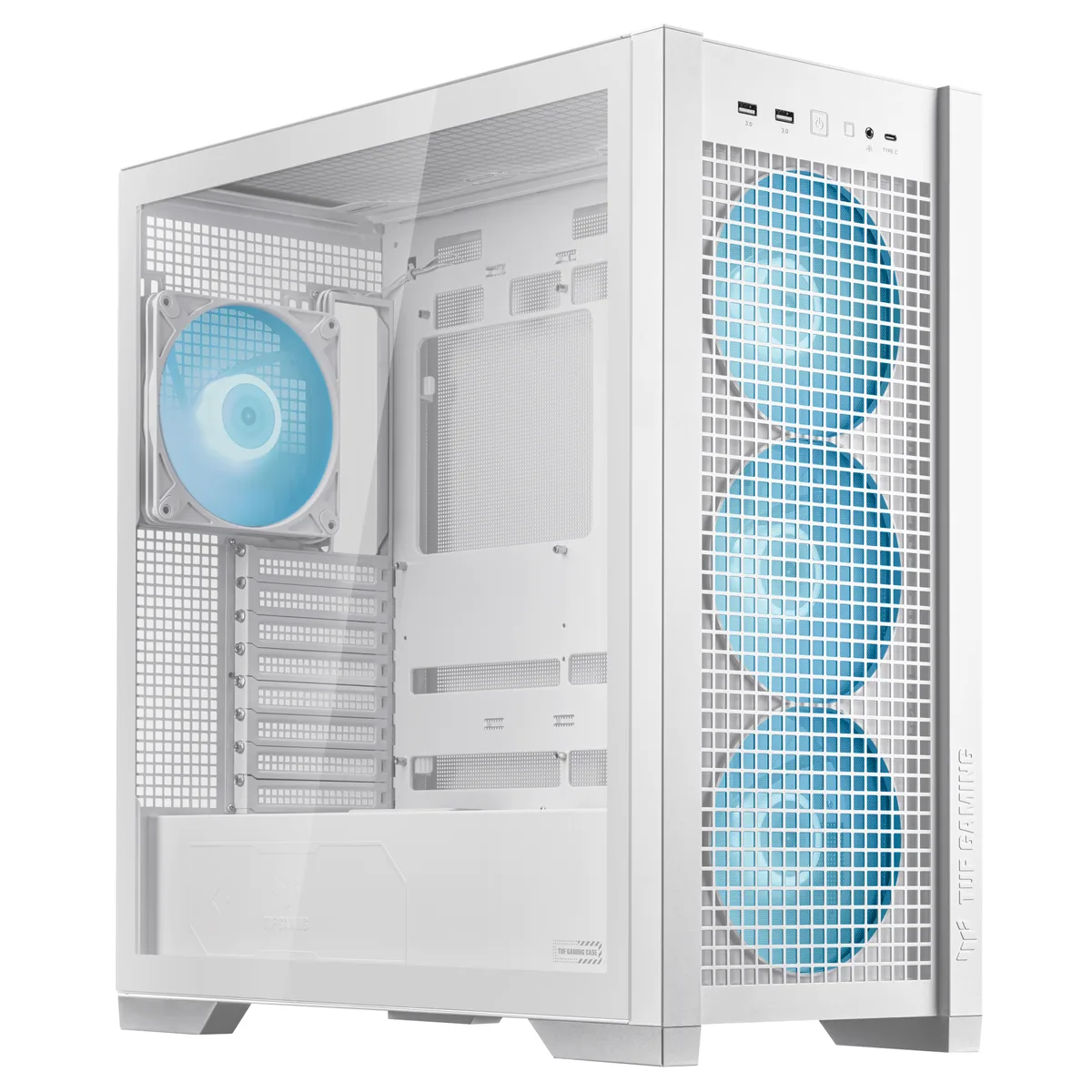 ASUS ASUS TUF Gaming GT302/ARGB FANS/WHT// PC case — product photo