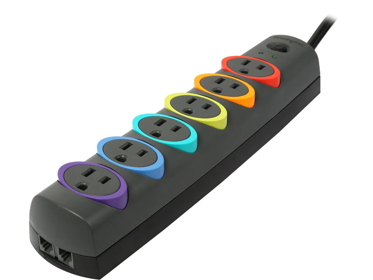 Kensington Kensington K62144NA 6 Outlet 8ft 1260J Surge Protector — product photo