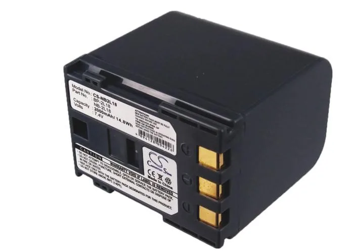 Cameron & Co Cameron & Co DS-CS-NB2L18 camera battery Li-ion 7.4V 2000mAh Dark Grey — product photo