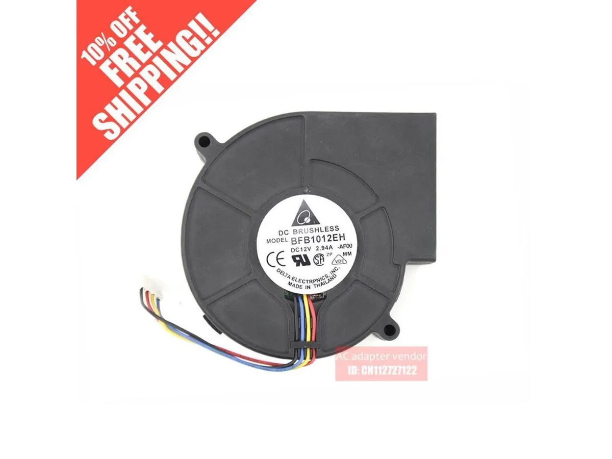 Fans Fans DELTA 9733 12V 2.94A 3-wire Blower BFB1012EH case fan — product photo