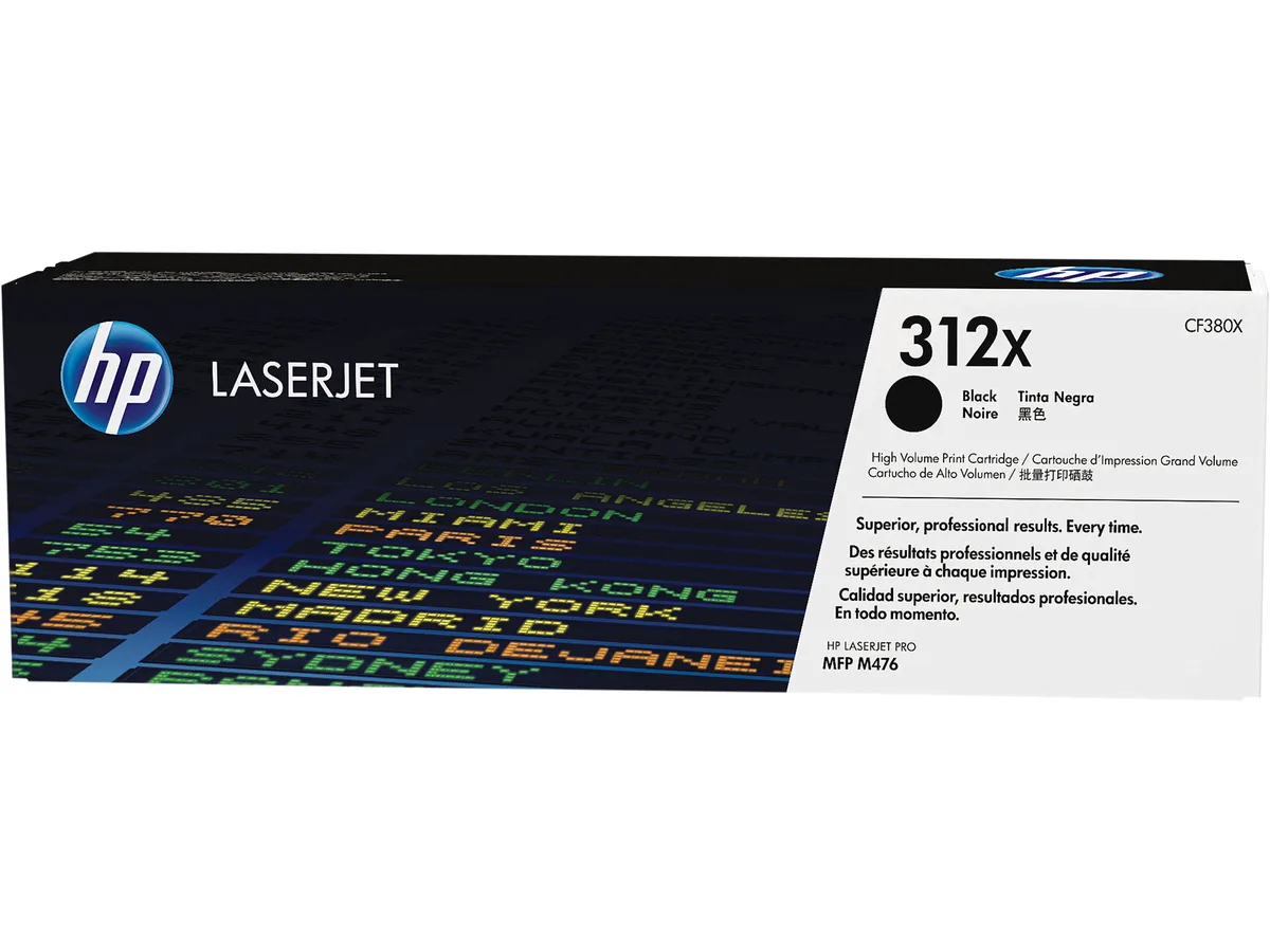 HP HP 312X High Yield Black Toner Cartridge CF380X 4400 Pages — product photo