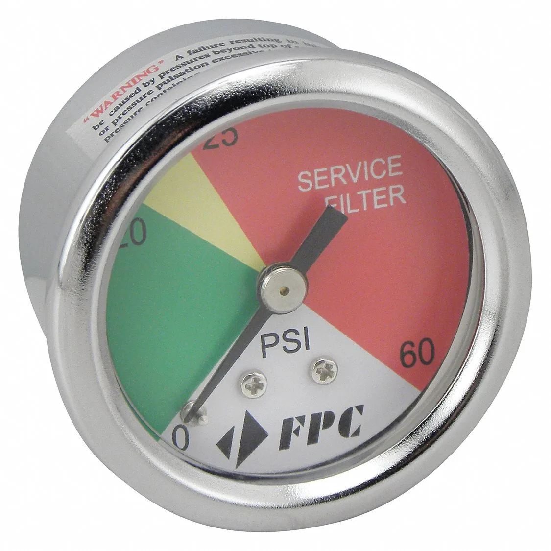 Baldwin Filters Baldwin Filters PG1326 Pressure Gauge 60 psi 1-1/2 in — product photo
