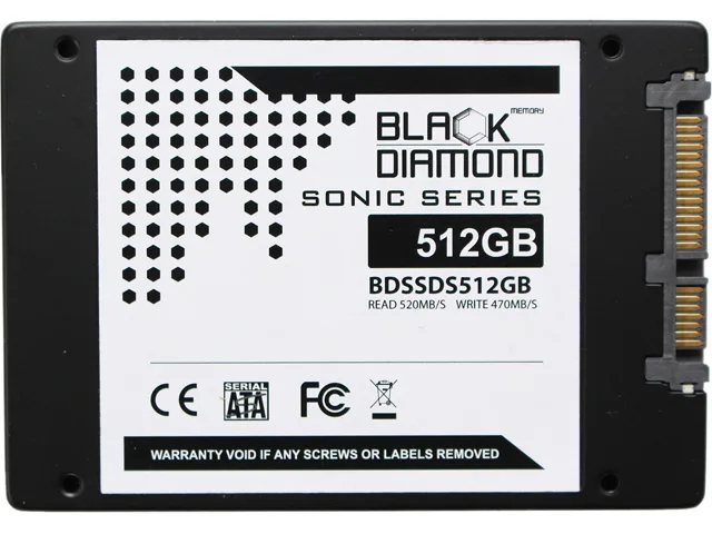 Black Diamond Memory Black Diamond Memory BDSSDS512G 2.5" 512GB SATA enterprise SSD — product photo