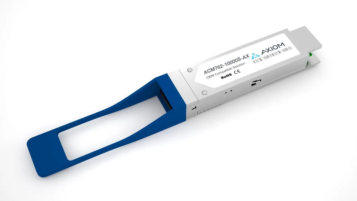 Axiom Axiom ACM762-10000S-AX QSFP28 100GbE SFP transceiver — product photo