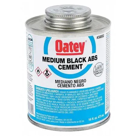 OATEY OATEY 30892 ABS Cement Black 16 oz Low VOC — product photo