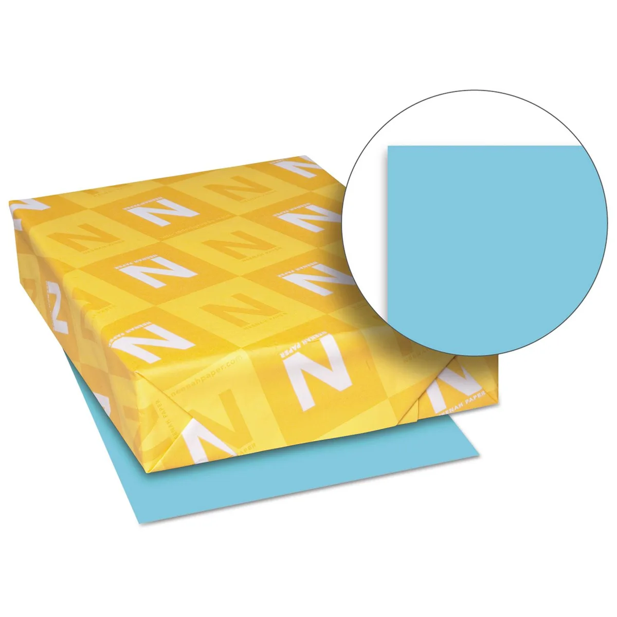 Neenah Paper Neenah Paper Exact Brights Bright Blue 8.5 x 11 20 lb 500 Sheets — product photo