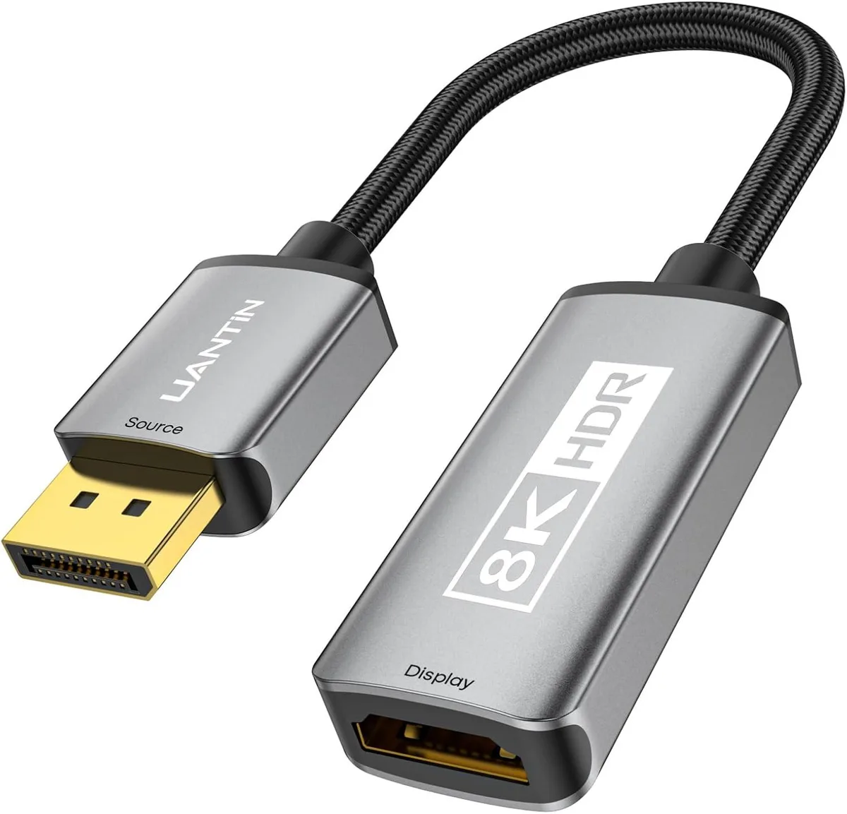 FLEANE FLEANE 8K DisplayPort 1.4 to HDMI 2.1 Adapter 4K@120Hz 2K@240Hz — product photo