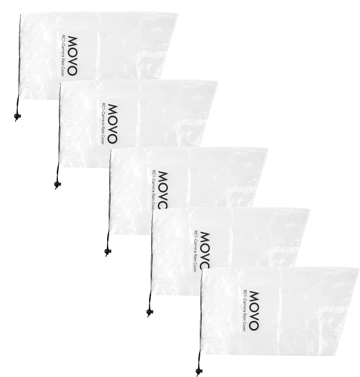 Polaroid RC1-5 Clear Rain Cover 5 Pack 18in — product photo