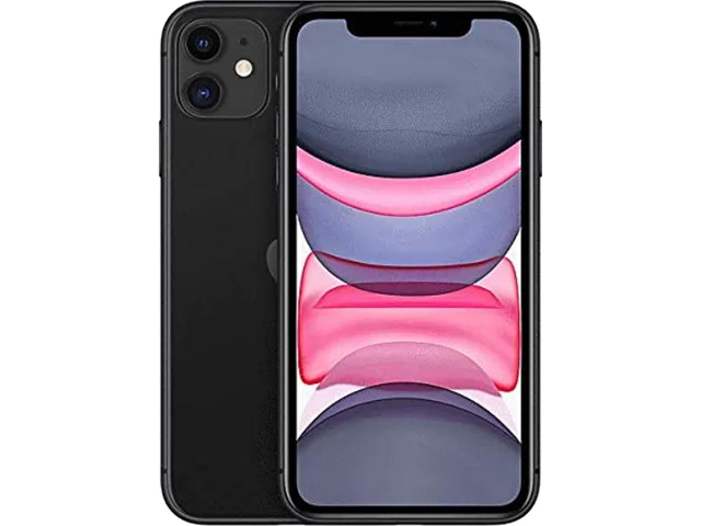 Apple Apple iPhone 11 4GB 64GB 6.1" Black cell phones - unlocked — product photo
