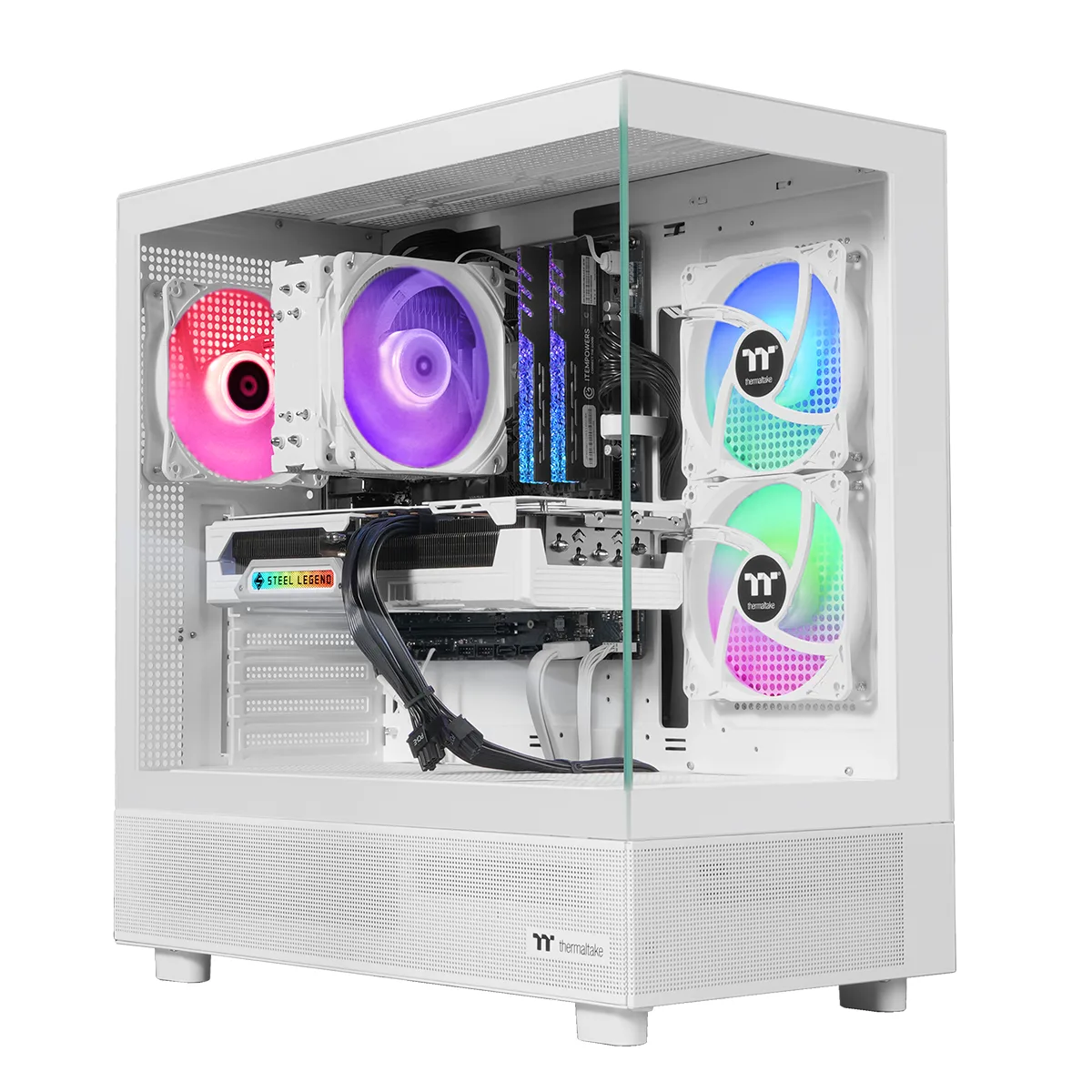 Thermaltake Thermaltake N27S-B760-B58-LCS desktop PC i5-14400F Arc B580 12GB 16GB DDR4 1TB NVMe — product photo