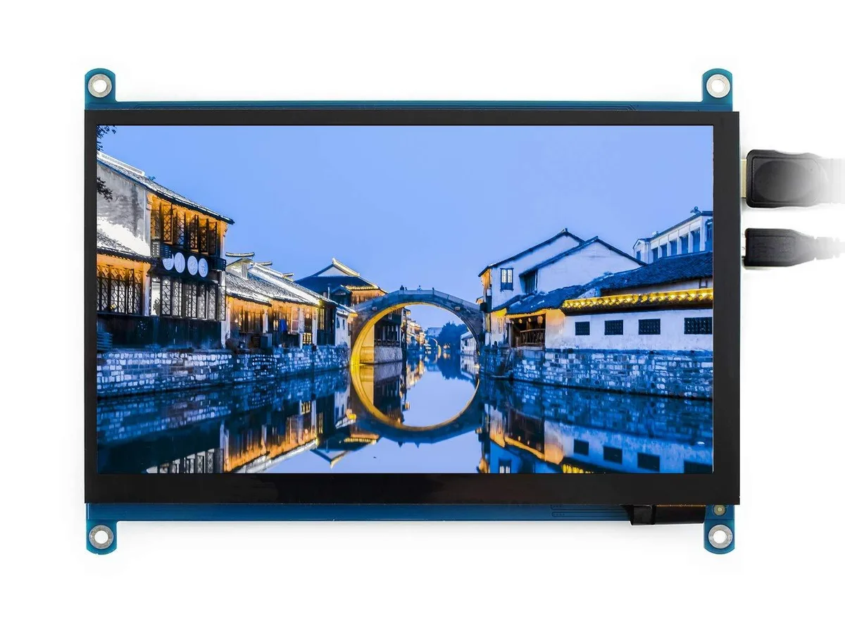 LORDWORLD LORDWORLD 7 inch IPS HDMI LCD (H) 1024x600 Capacitive Touch Display — product photo
