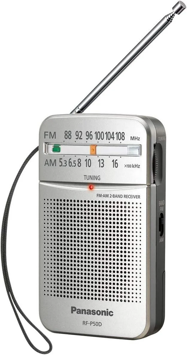  Panasonic RF-P50D Pocket FM/AM Radio with Digital Tuner — product photo
