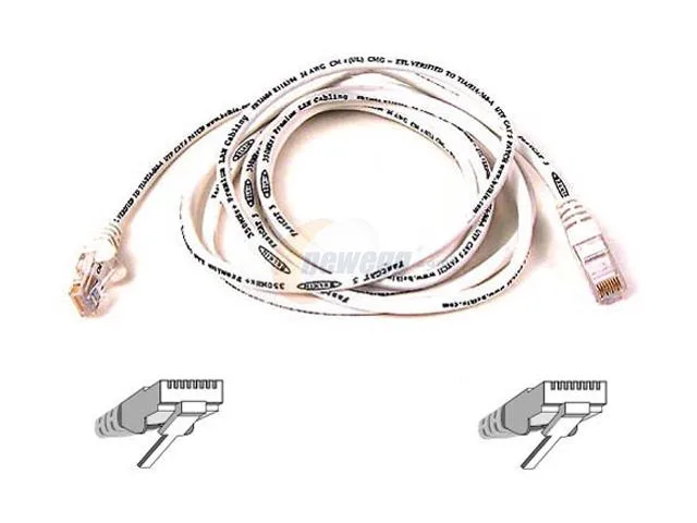 Belkin Belkin A3L980-12-WHT-S Cat 6 network ethernet cable 12 ft White — product photo