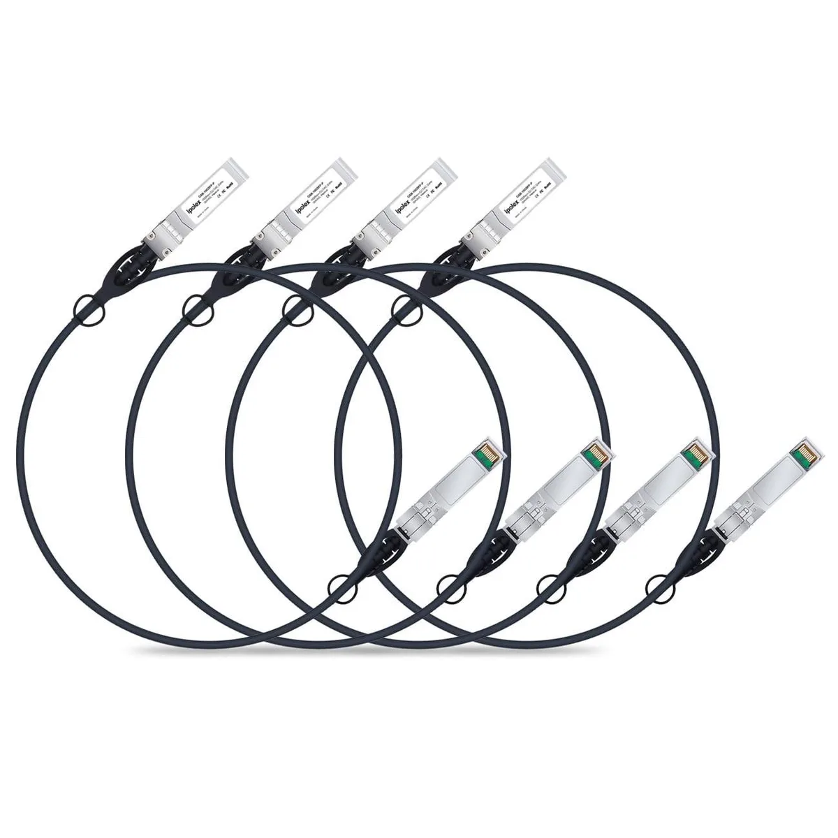 Batianda Batianda 10G SFP+ DAC Twinax Cable 1.5m 4 Pack 2 in 1 accessory — product photo