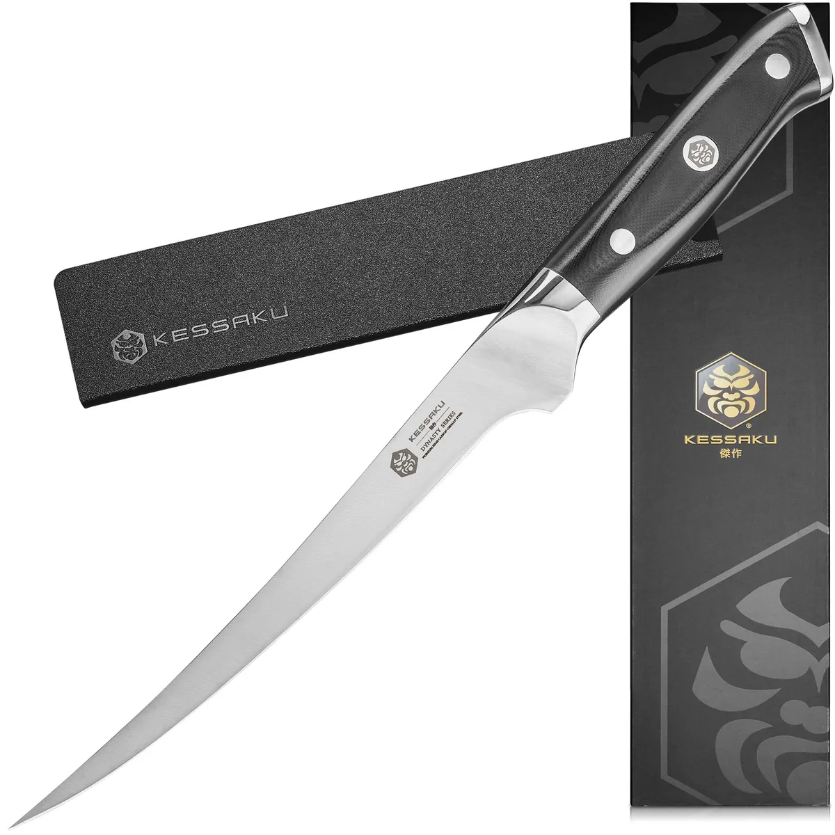 Kessaku Kessaku Fillet Knife 7" Dynasty Series Flexible G10 Handle — product photo
